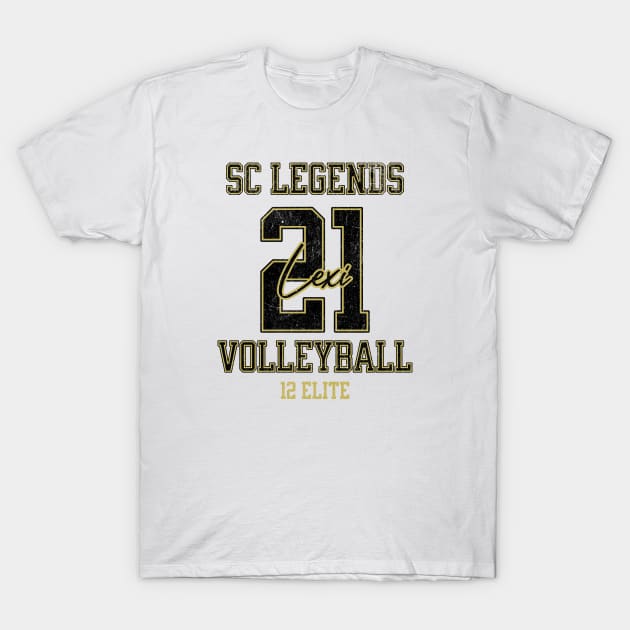 Lexi #21 SC Legends (12 Elite) - White T-Shirt by SC Legends Merch